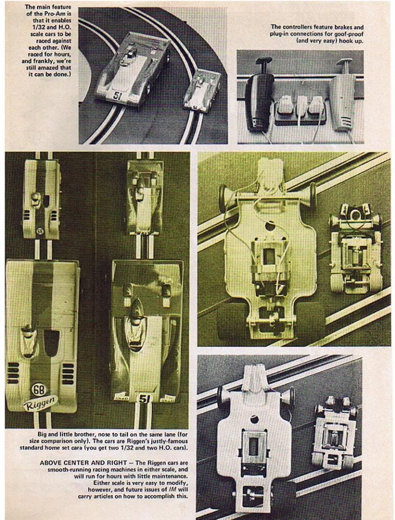 Combo racing set with both 1/32 and HO! Slot Car History Slotblog