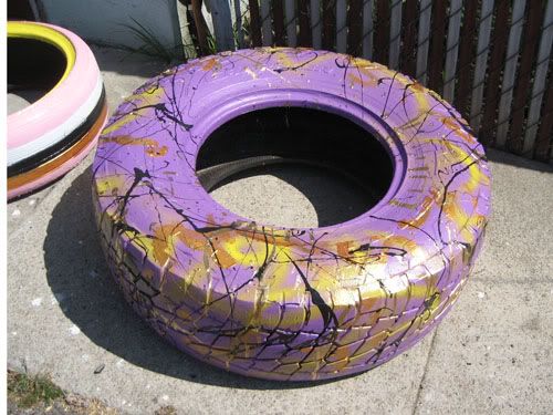 Purple Tire