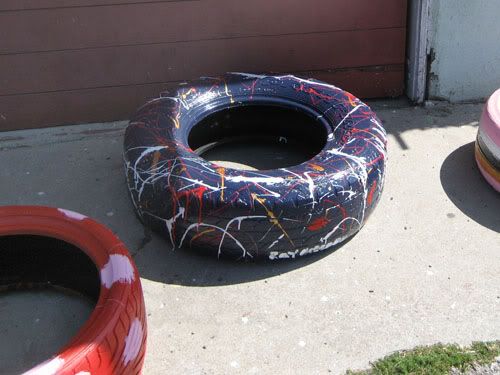 Painted Tire