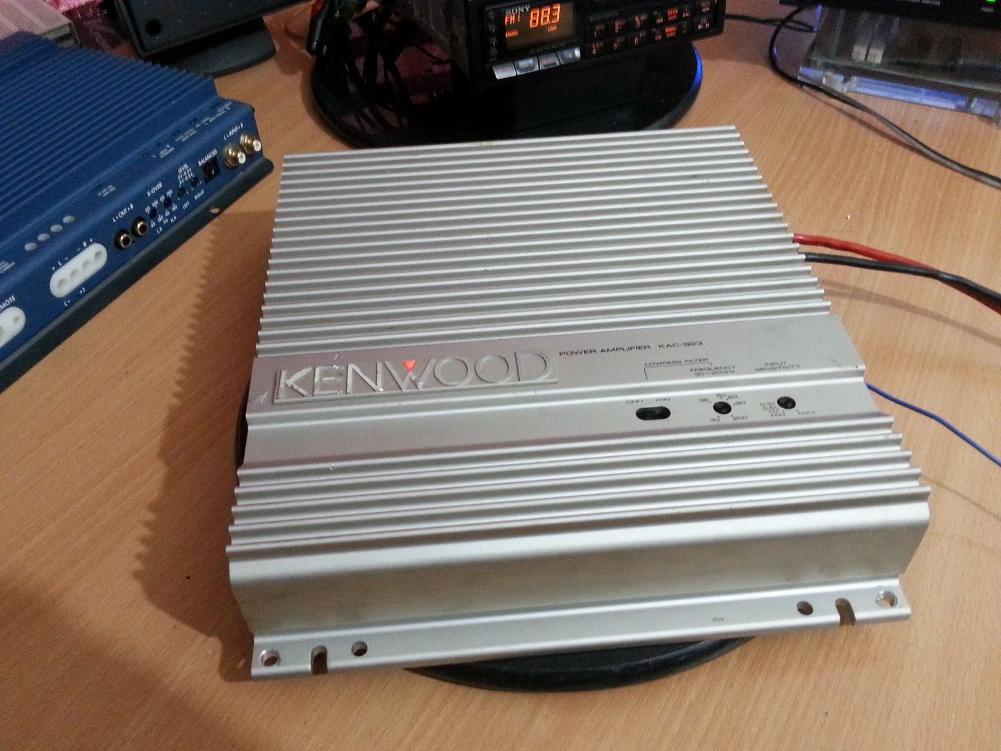 Vintage Kenwood Kac 923 2/1 Amplificador Hi Sq Amplificador De Bajo