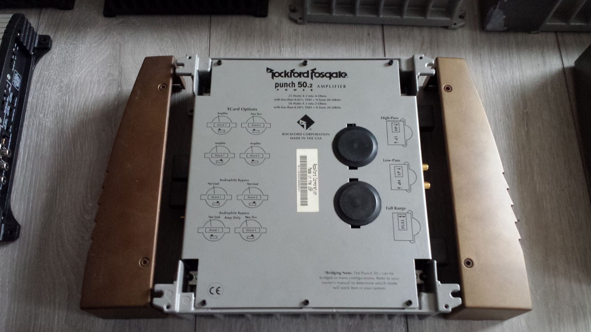 Vintage Rockford Fosgate Punch Power 50.2 Amplifier V Rare amp 200ix