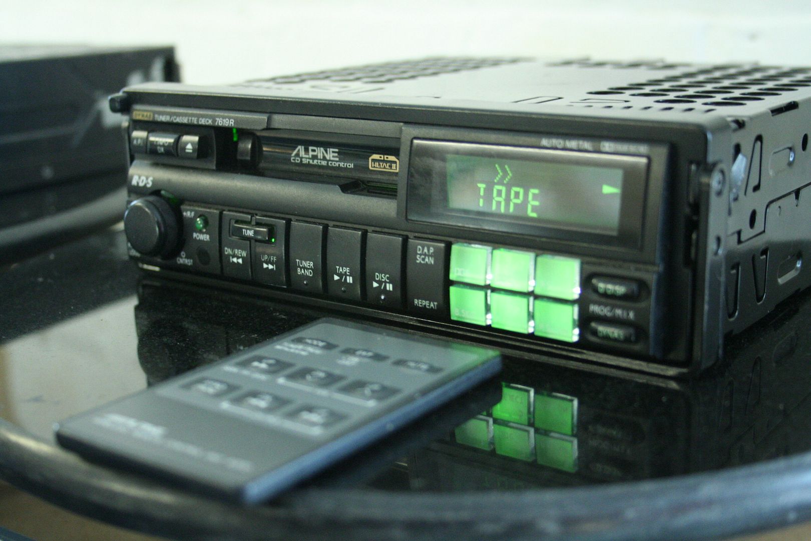 Vintage Alpine 7619R High End Audiophile Dynas Cassette Deck HLtac V12