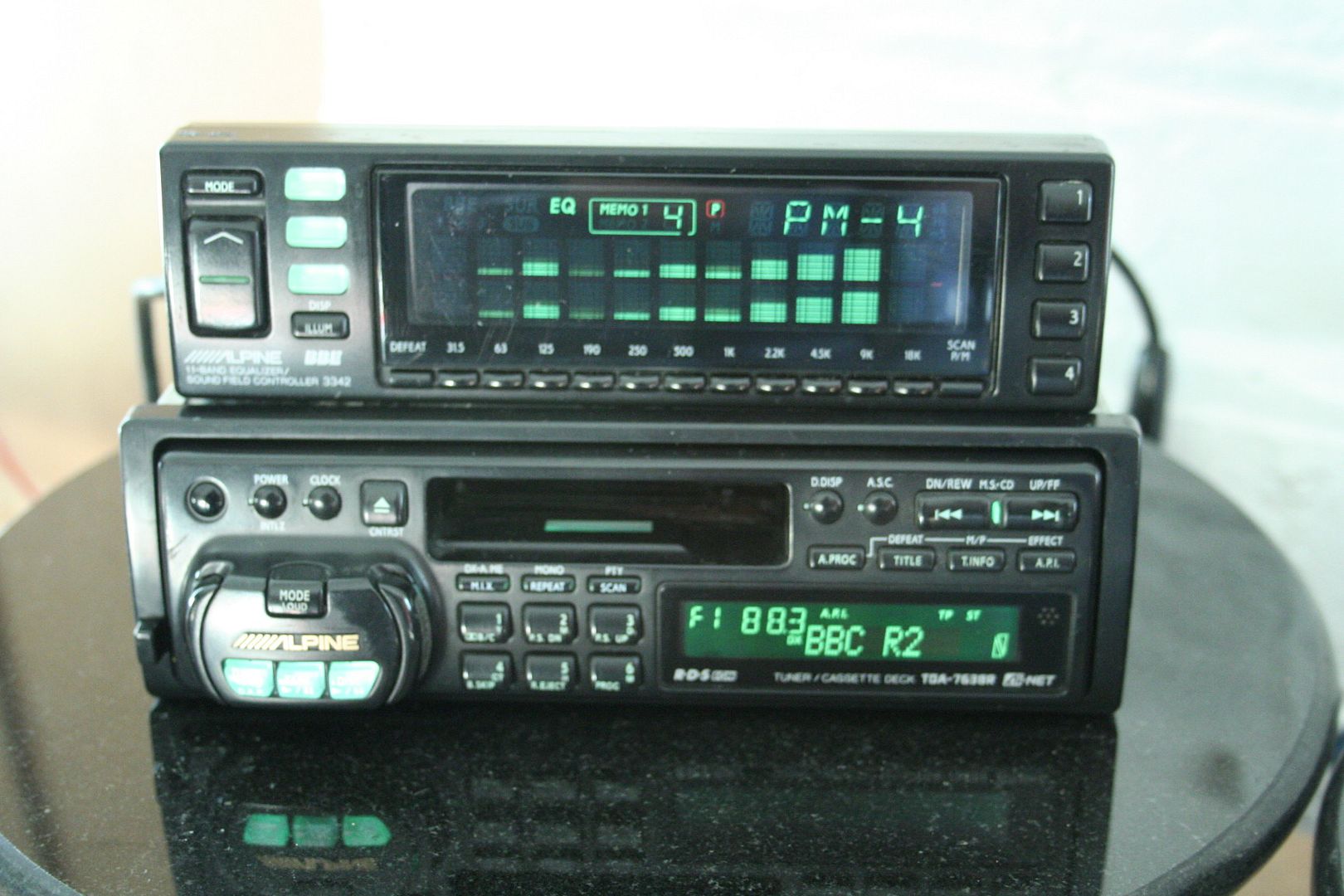 Alpine 3342 11Band Equalizer Spectrum analyzer eq Soundfield control
