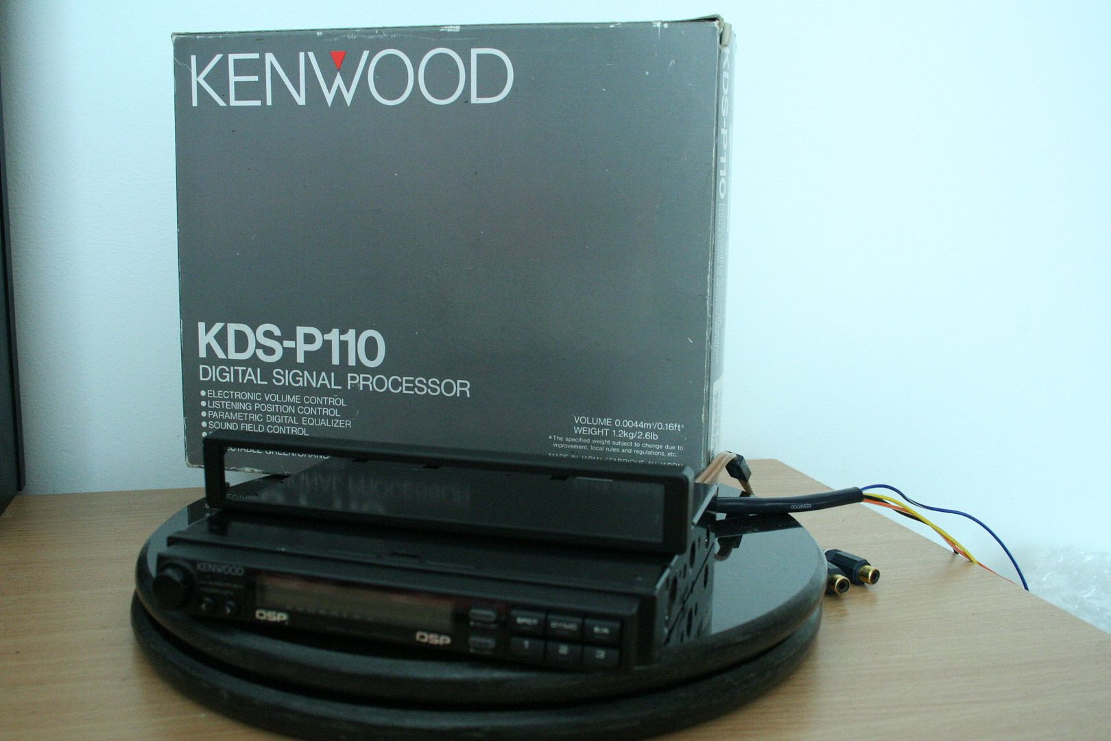 Vintage Kenwood KDSP110 DSP Sound Field Graphic Equalizer Half din EQ