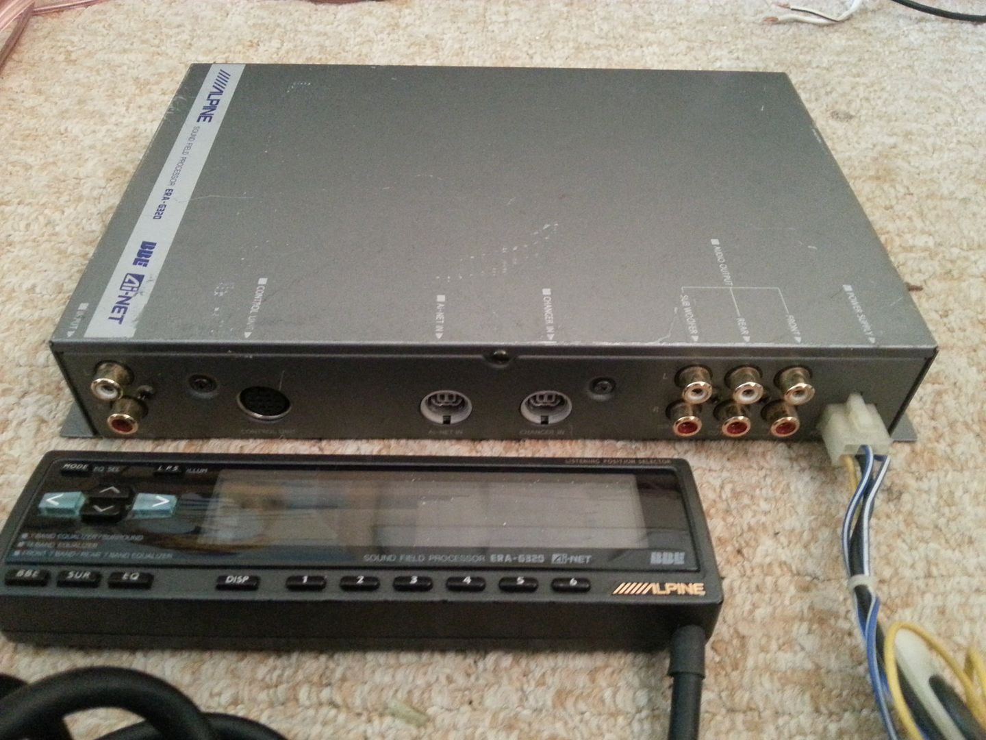 Vintage Alpine ERA G320 Equalizer Top SQ Audiophile EQ Juba F1 MRV V12