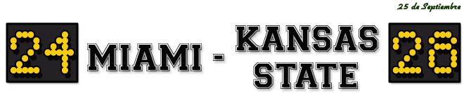 Miami - Kansas state resumen