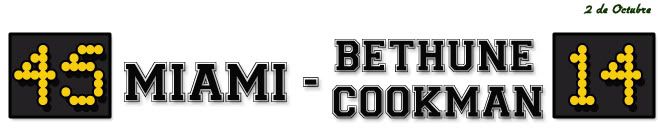 Miami - Bethune Cookman resumen