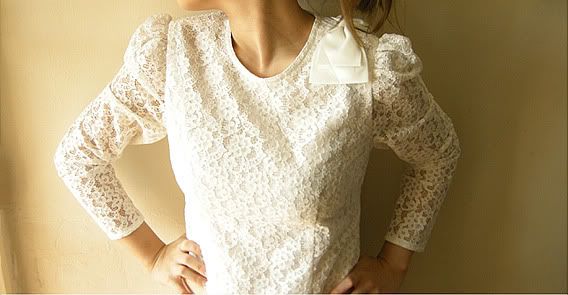 vintage lacey blouse