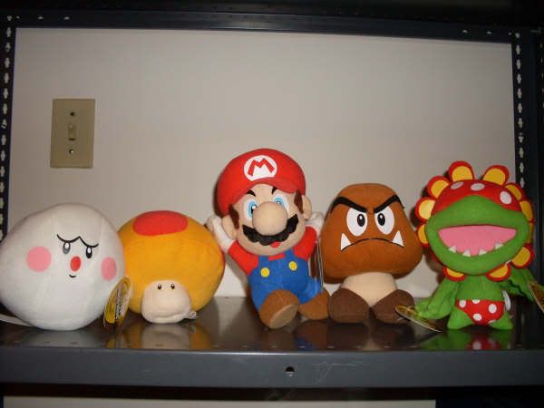 New Super Mario Bros Plushie Collection