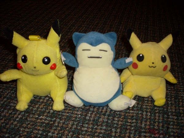Pomemon plushies