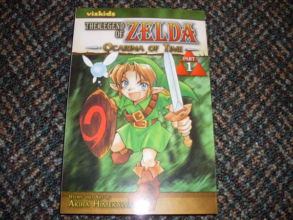 Legend of Zelda Ocarina of Time manga front