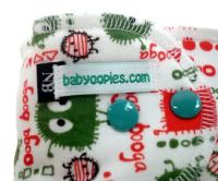 Inspired by Green<P>~Christmas Ooga~<P>Newborn Front-Snap Diaper