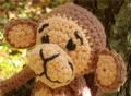 Crochet Critter <p> Monkey by Baby Oopies