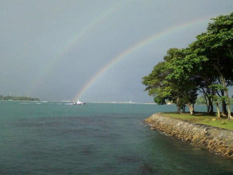 Double Rainbow @ Sister Island