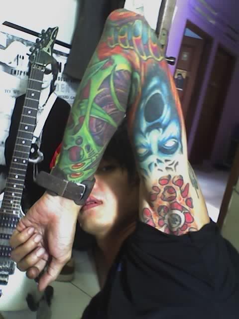 Gitarist Tattoo Picture