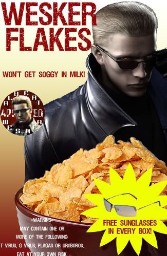 Forum Image: http://i56.photobucket.com/albums/g181/Kiplerr/Wesker_Flakes_by_Clamp_X.jpg