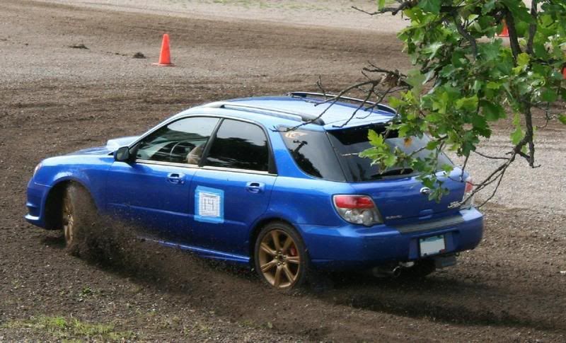 Here he is at the Cannon Falls RallyCross site