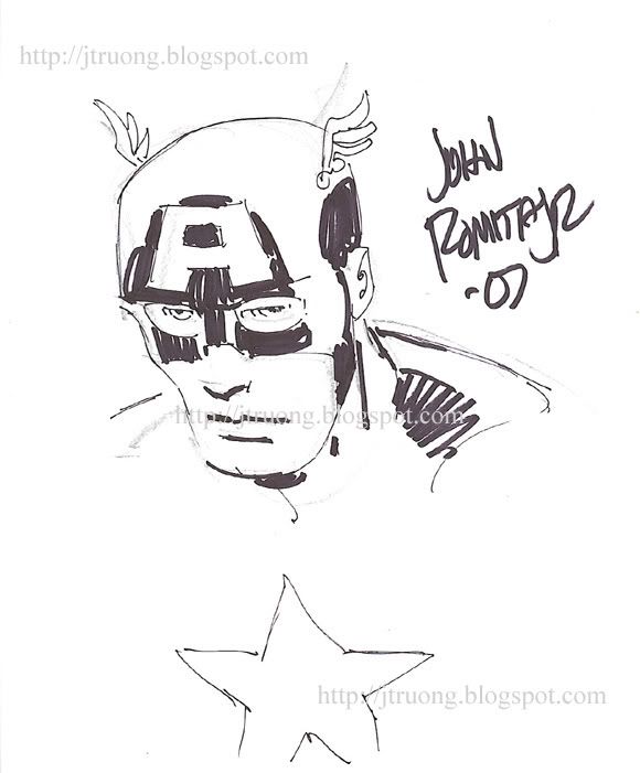 Captain America by John Romita Jr.