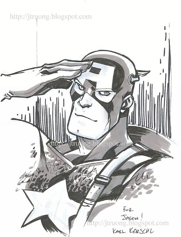 Captain America by Karl Kerschl