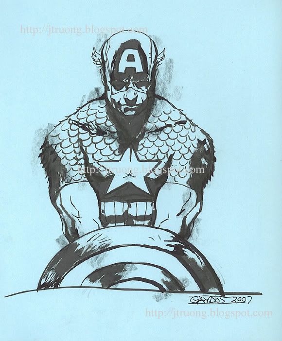 Captain America by Michael Gaydos