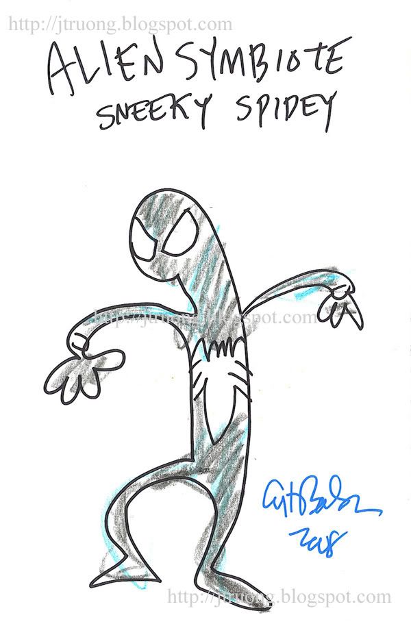 Spider-Man (Black Costume) by Art Baltazar (2008)