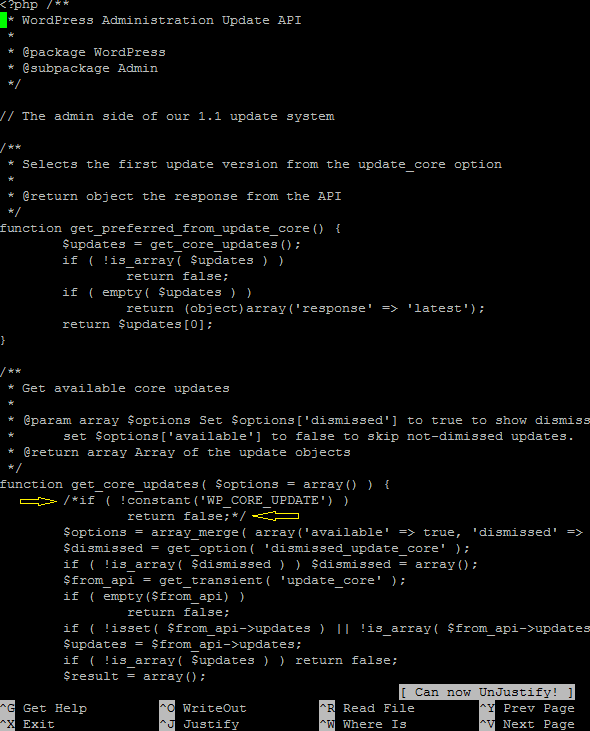 update.php