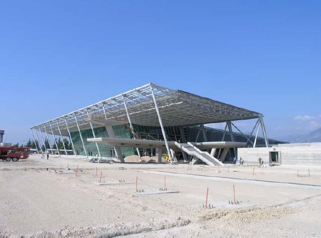 Projekti i aeroportit "Nene Tereza" ne fshatin Rinas, Tirane.