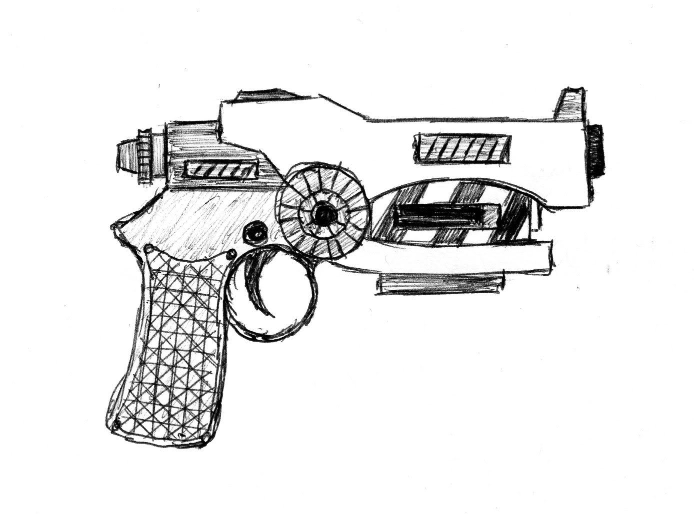 Drawn Pistol