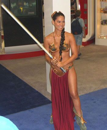 olivia munn princess leia slave girl costume