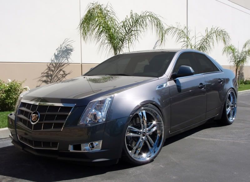 This is the car I'm looking at now a 2009 Cadillac CTS 22 rims needed 