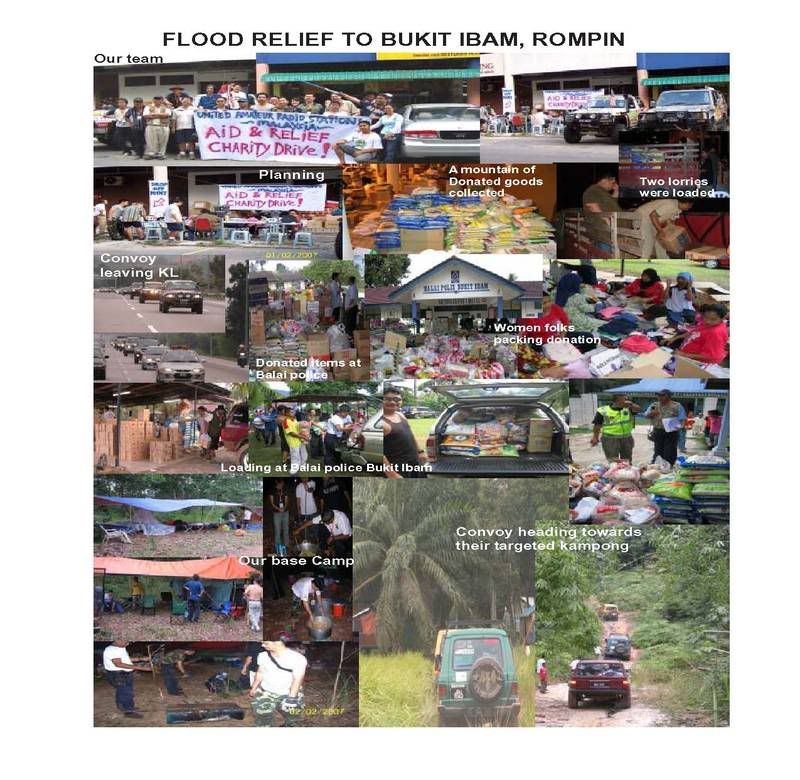 UNIARM flood relief bukit ibam pix 1