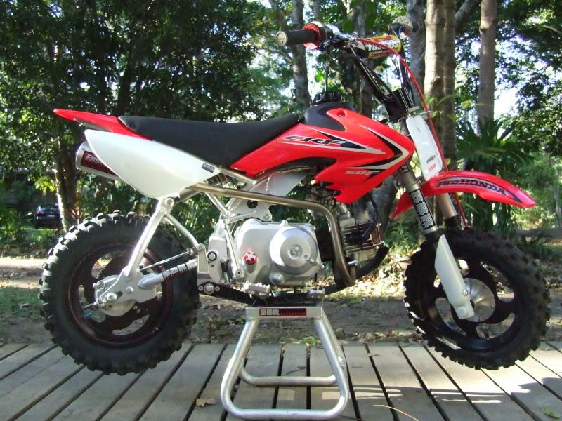 Honda crf50 wheelie bar #4