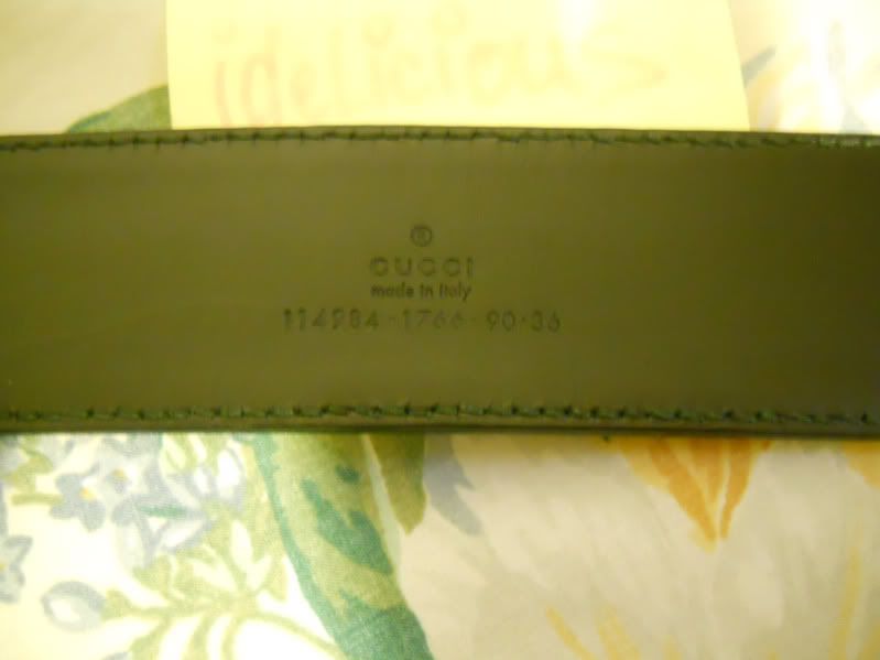 Authentic check on Gucci Belt - AuthenticForum