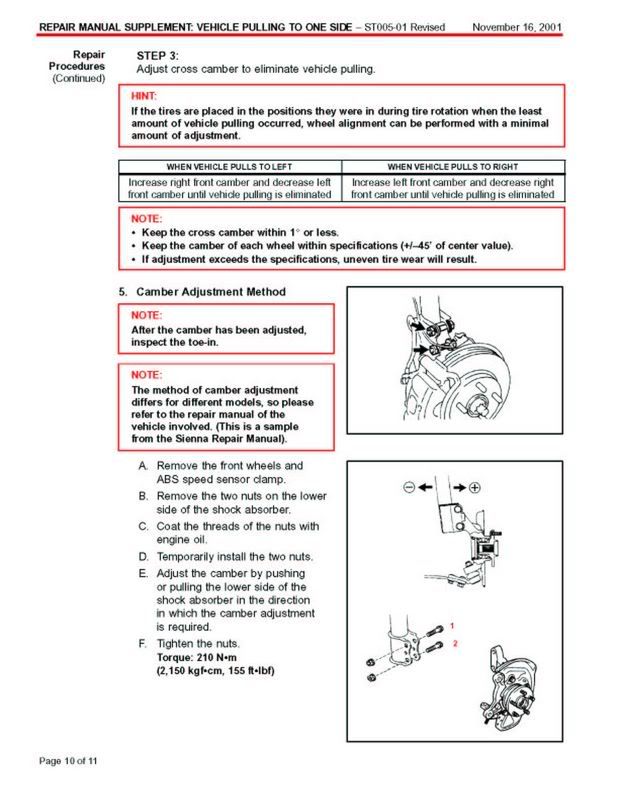 Tsb Bulletin | Toyota Nation Forum