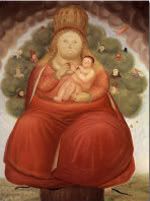 Le nuvole nell'arte - Nostra Signora di Cajica di Botero