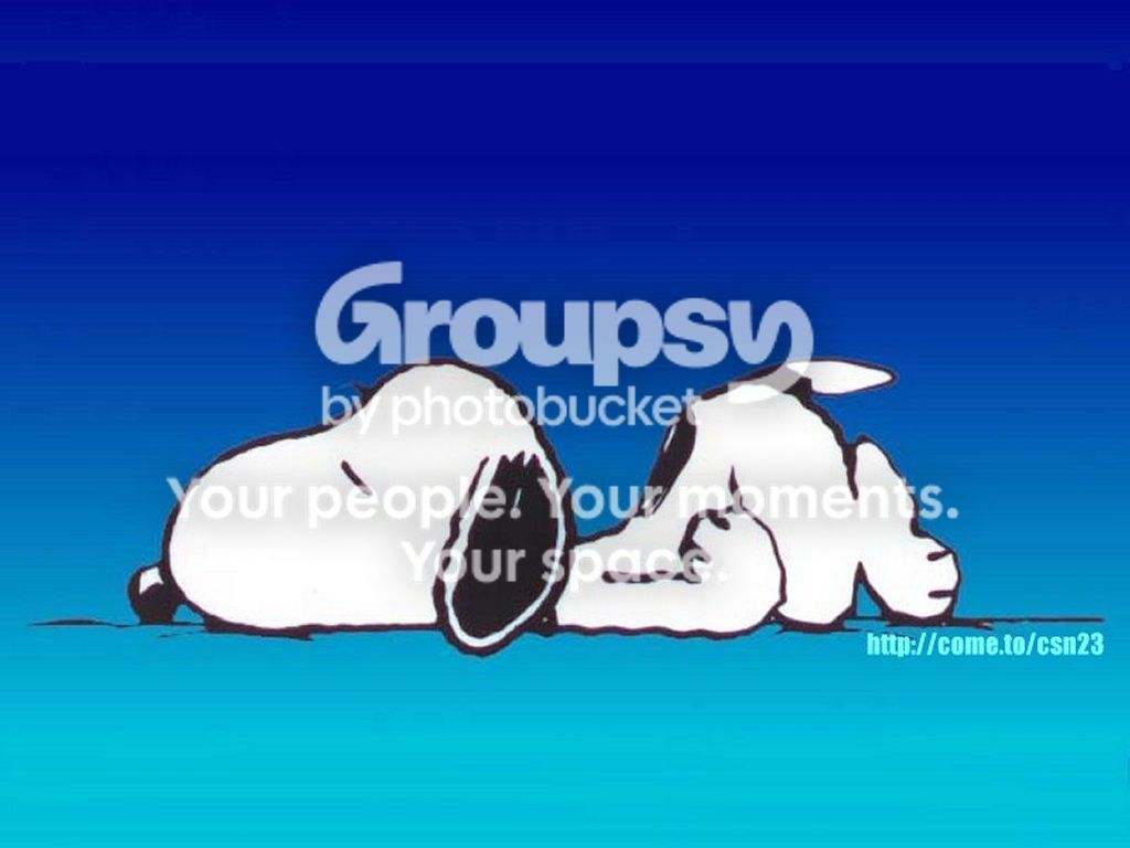 Sleeping Snoopy