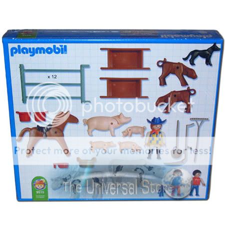 Playmobil 9515 Western Animals at Corral   Unopened    