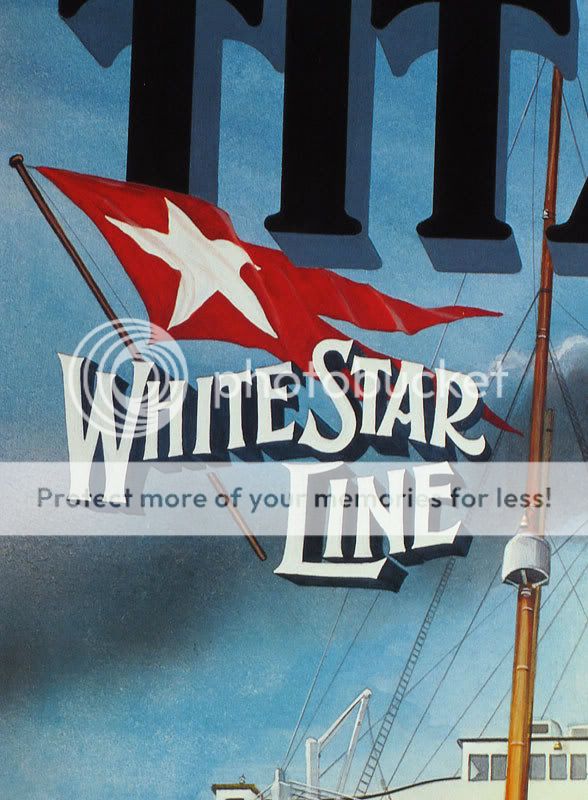 Titanic Poster New York Southampton White Star Line, Ocean Liner Ship 